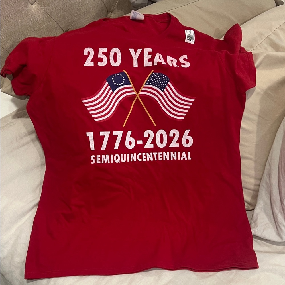 Red Semiquincentennial T-Shirt